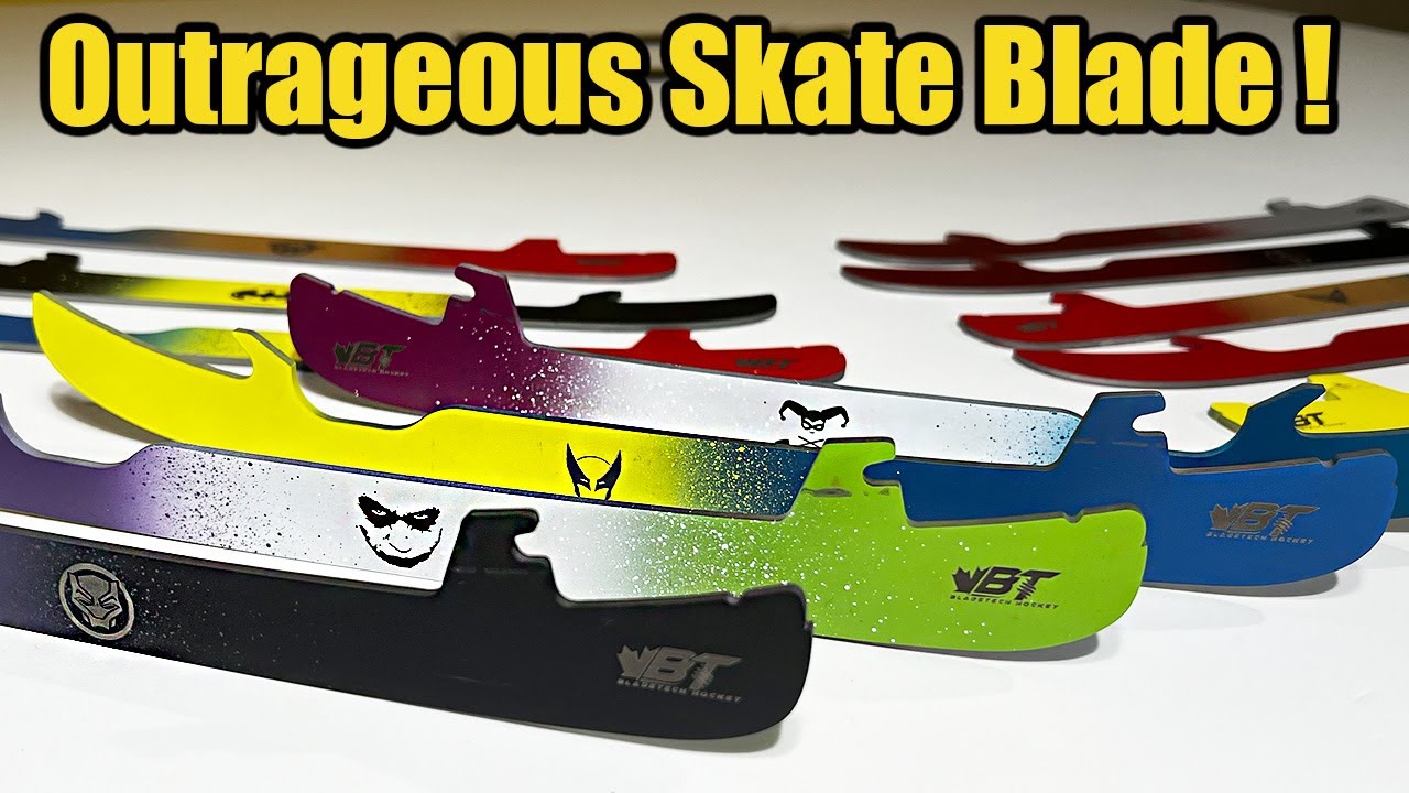 Make your own sick CUSTOM! elite Hockey Skate Blades - Bladetech Runners