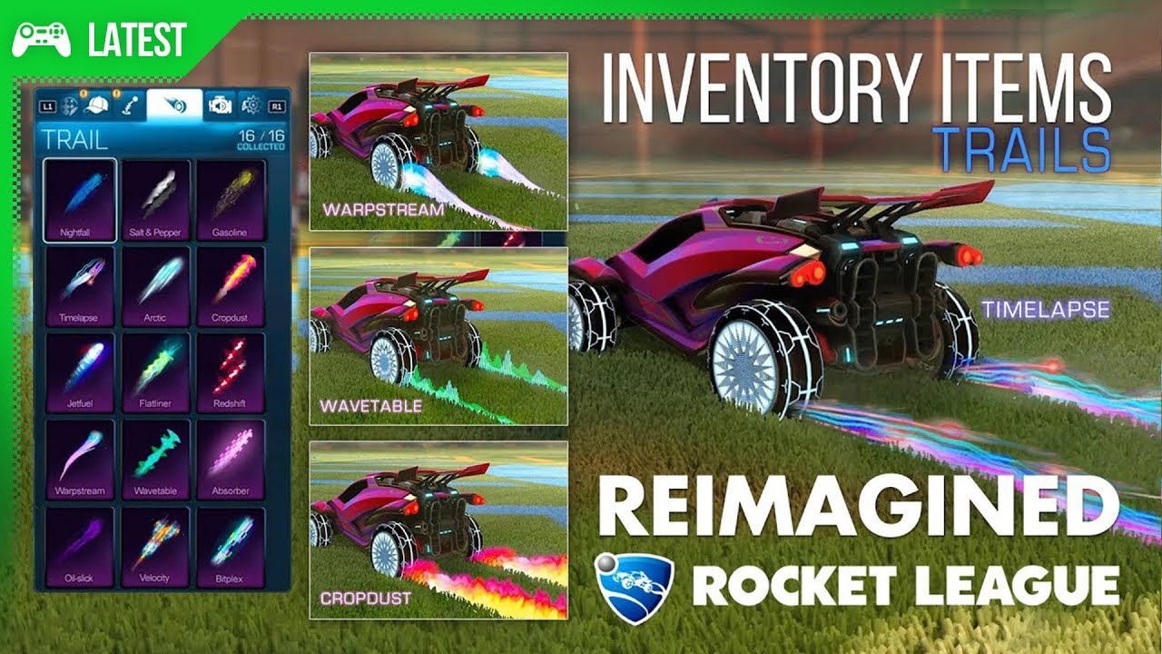 Rocket League Trails reimagined in creative ways!
