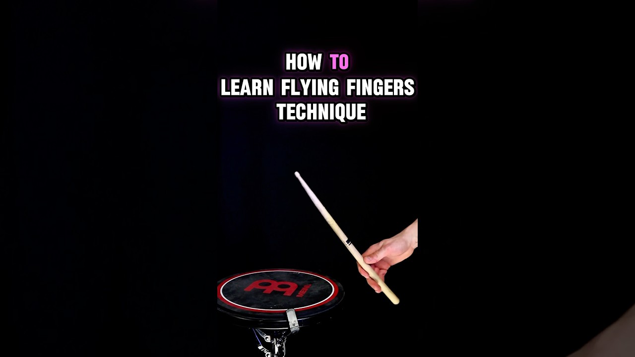 How to learn flying fingers technique? #drums