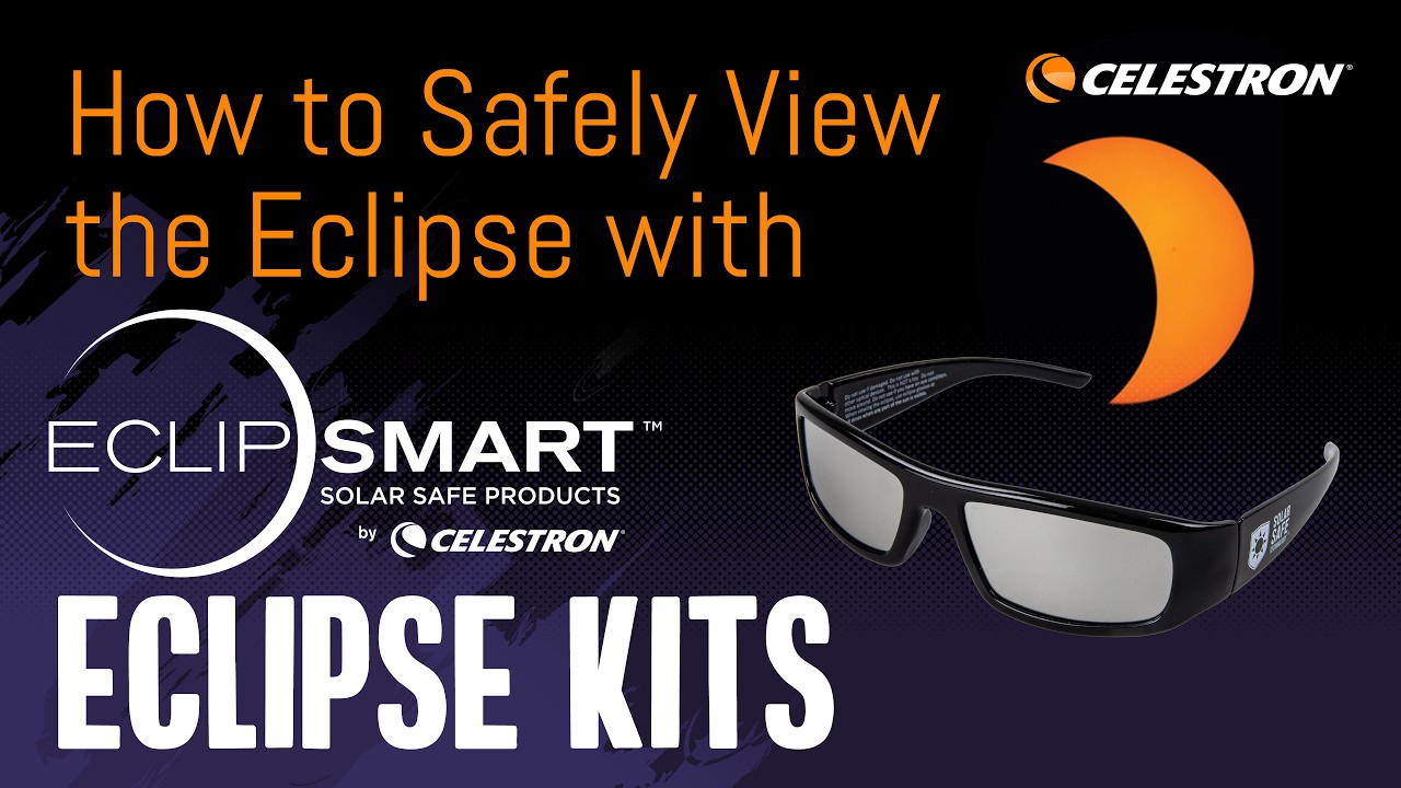 Как безопасно наблюдать за затмением с помощью комплектов EclipSmart Eclipse Kits