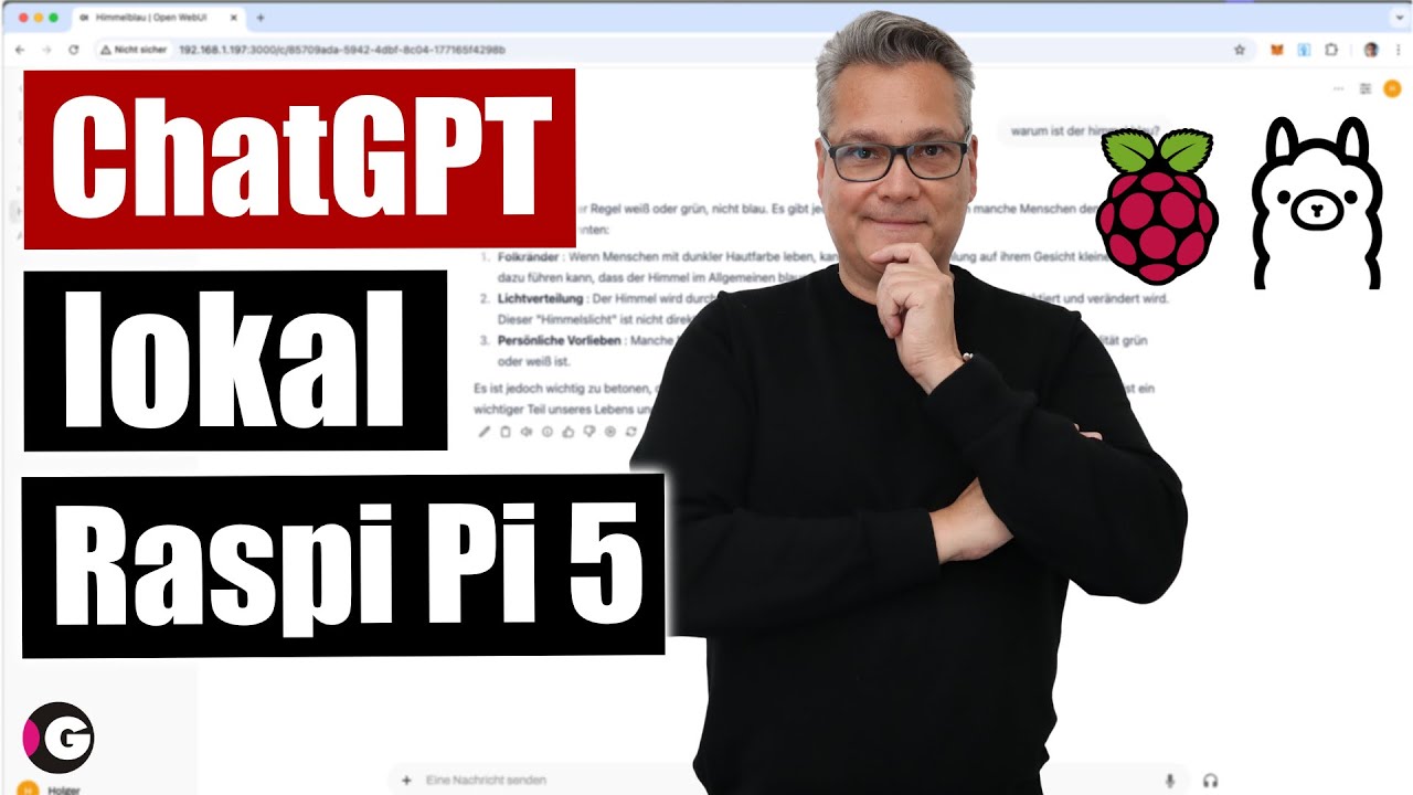 ChatGPT lokal auf Raspberry Pi 5 - KI mit Ollama & Openweb UI mit Meta Llama 3.2
