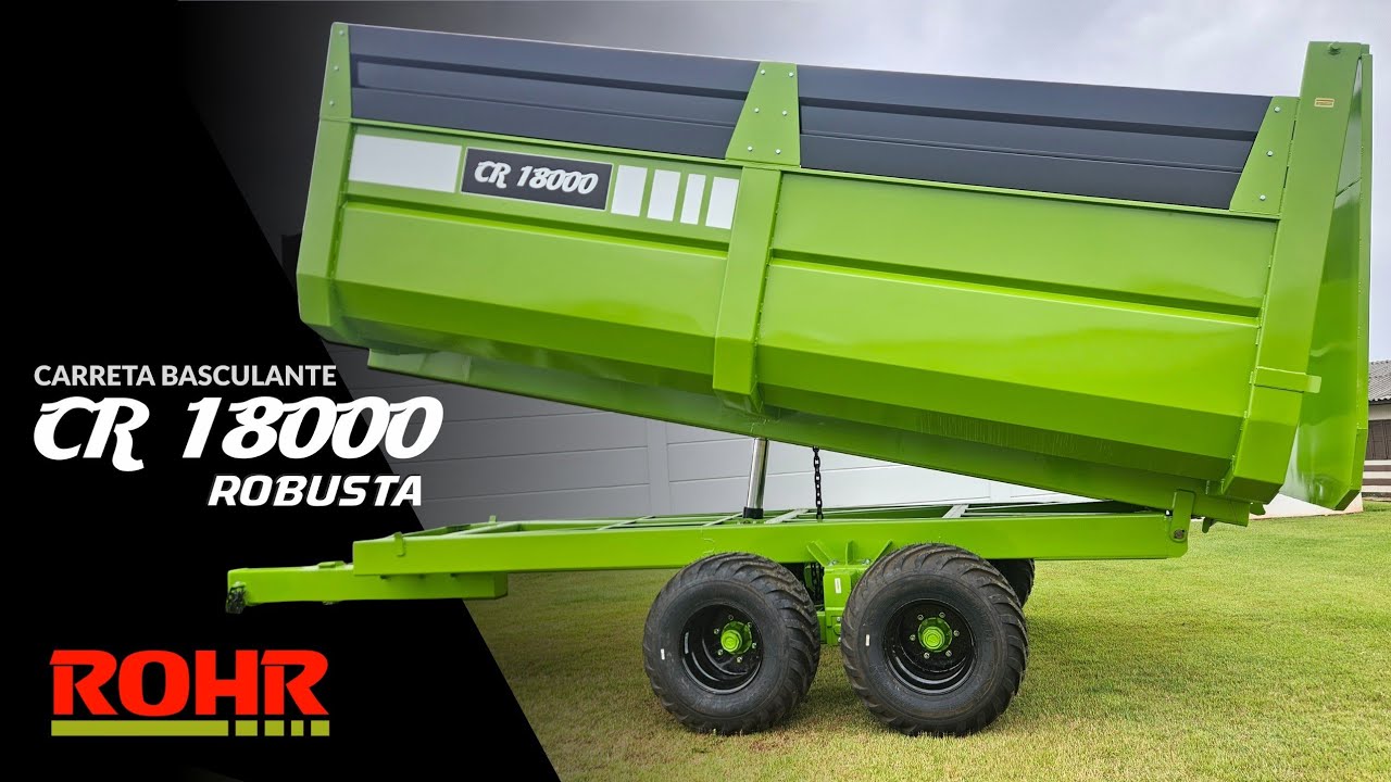 Carreta Basculante CR18000 ROBUSTA da ROHR 