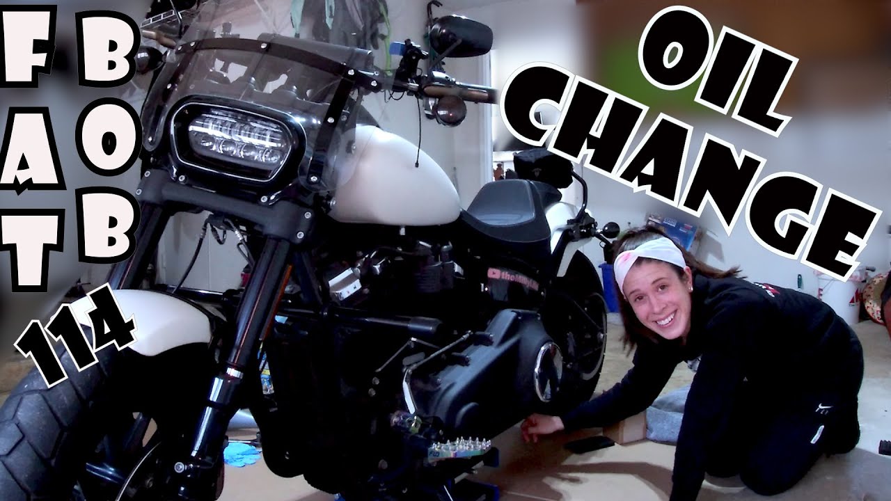 Harley Davidson 2019 Fat Bob 114 Oil Change