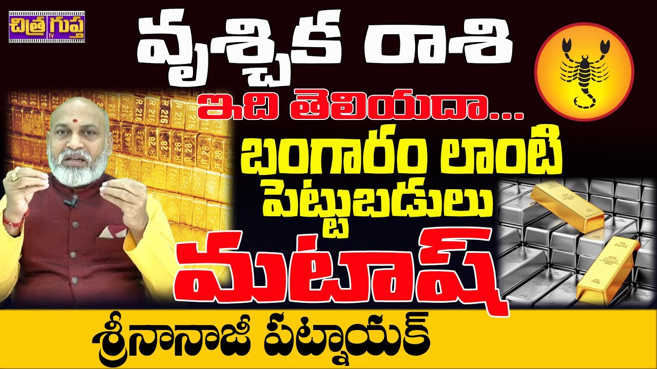 తస్మాత్ జాగ్రత్త ... మీ పెట్టుబడులు ... లేకపోతె ఆవిరైపోతాయి .. | GOLDEN INVESTMENTS | VRUSCHIKA RASI