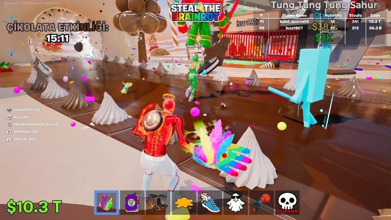 Fortnite steal the brainot gorgonzila takası