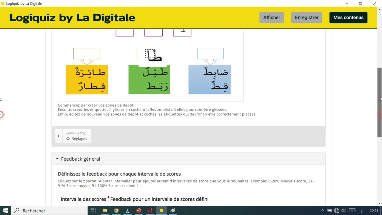 Créer un exercice interactif avec LOGIQUIZ(H5P)