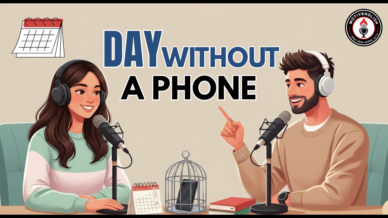My Day Without A Phone | English Podcast For Easy English Conversation | Daily English For Beginners