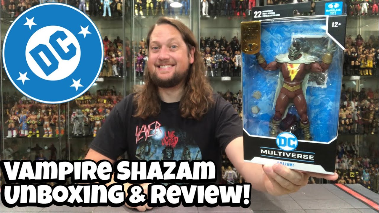 Shazam DC vs Vampires McFarlane Unboxing & Review!