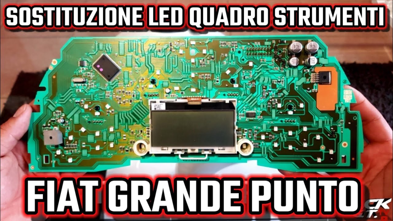 Sostituzione Led Quadro Strumenti su Fiat Grande Punto