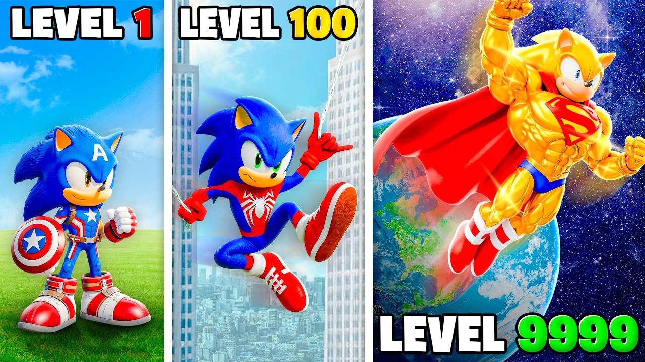 Upgrading to SUPERHERO SONIC in GTA 5!