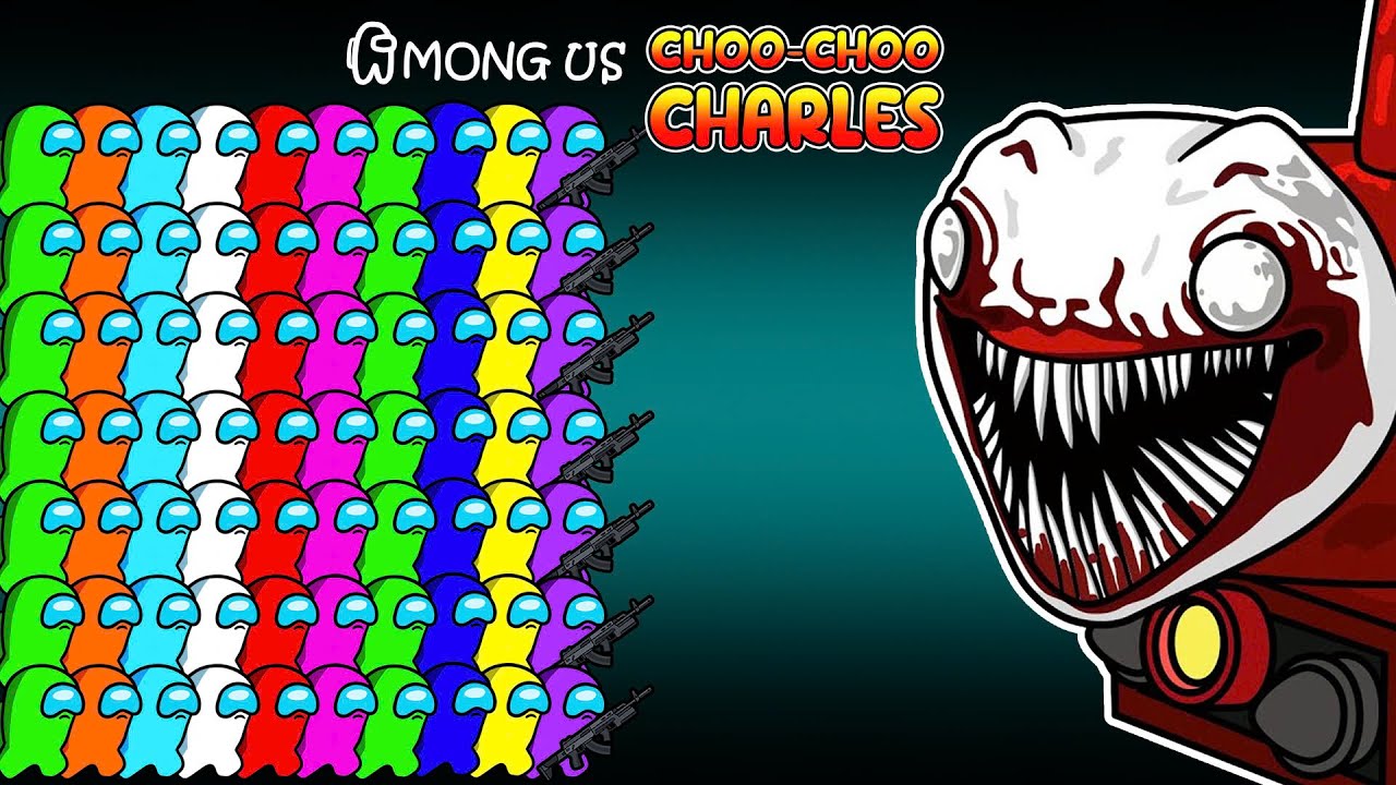 AMONG US VS CHOO-CHOO CHARLES in POPPY PLAYTIME 3 | Among Us Animation