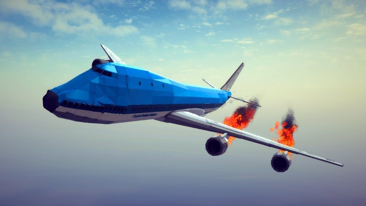 Real Airplane Disasters and Brutal Crashes #3 | Besiege