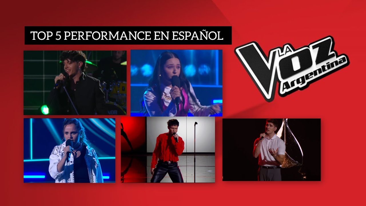 TOP 5 La Voz Argentina 2025 | Mejores performance en español 