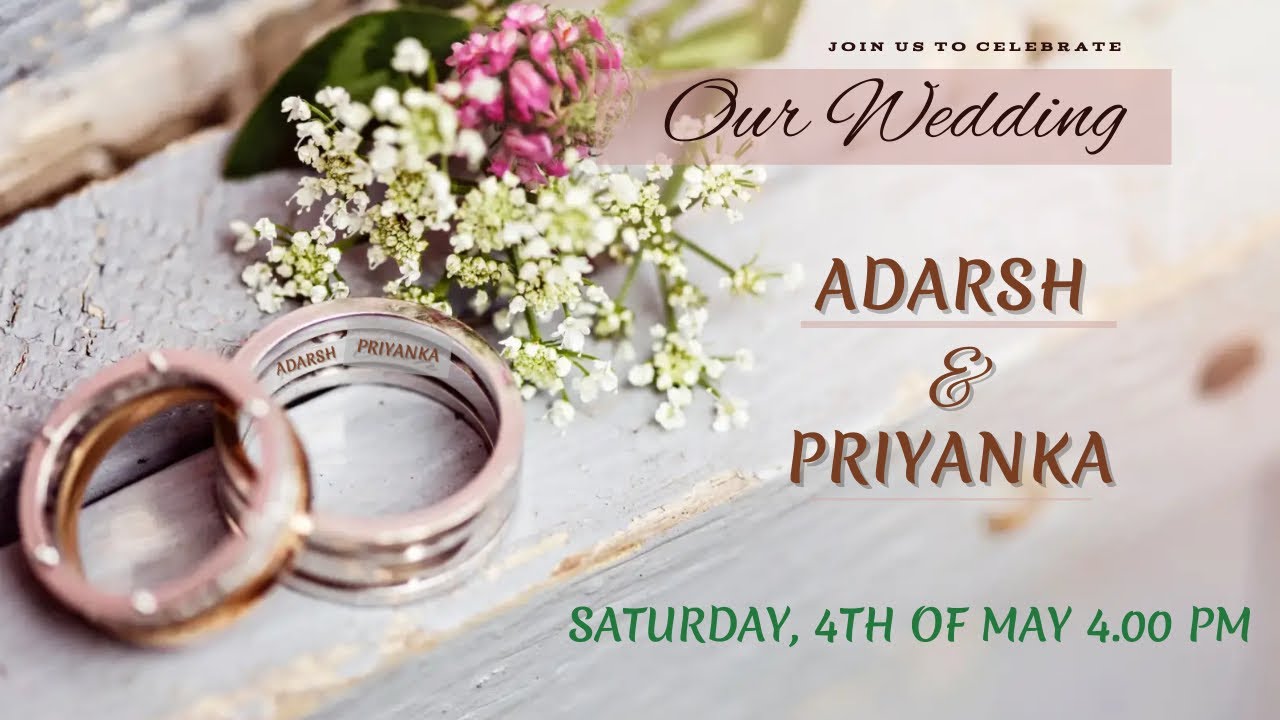 Wedding Ceremony of Adarsh with Priyanka