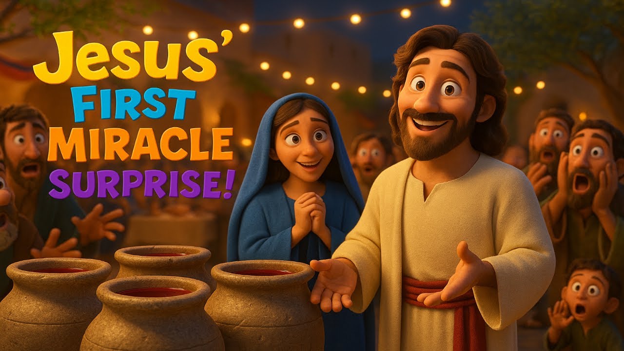 JESUS' First Miracle Surprise ! - AI Christian animated Short film🔥🔥🔥