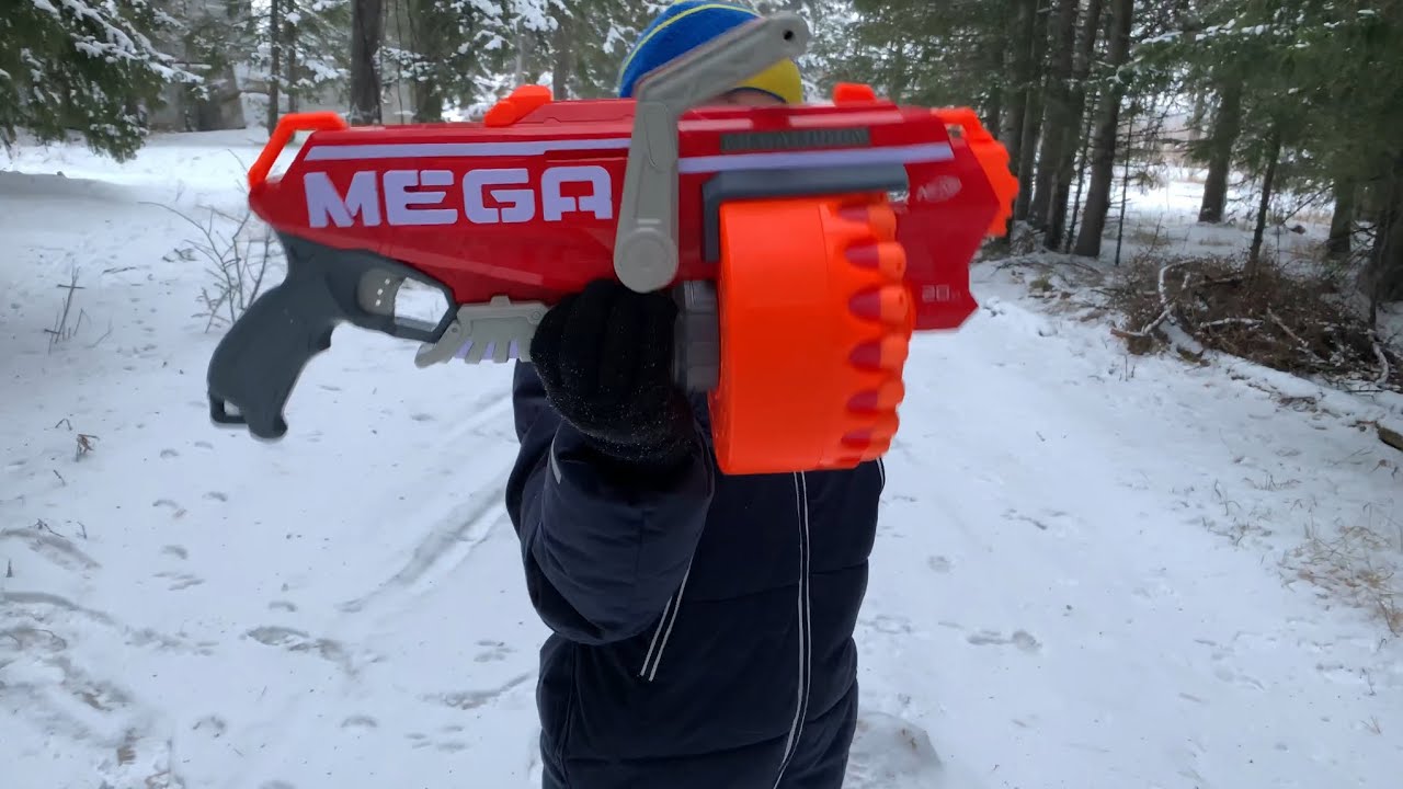 МАЛЕНЬКИЙ МАСТОДОН//Обзор Нёрф Мега Мегалодон//NERF Mega Megalodon//Эльдар GO//