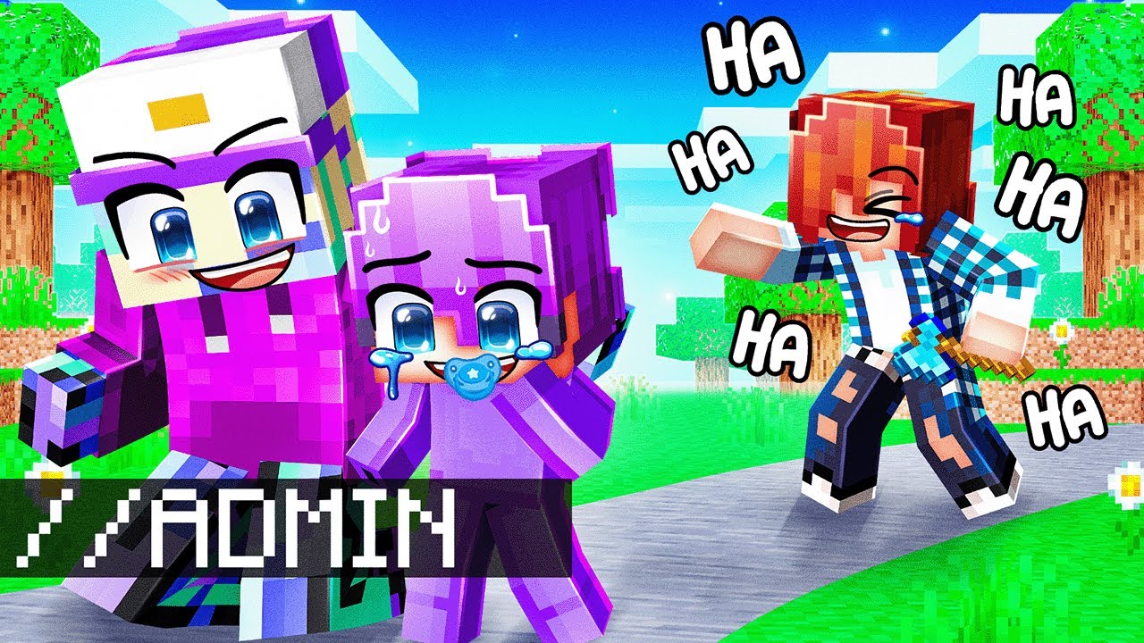 Baby Dash Got BULLIED So I Gave Him ADMIN COMMANDS In Minecraft&hellip;