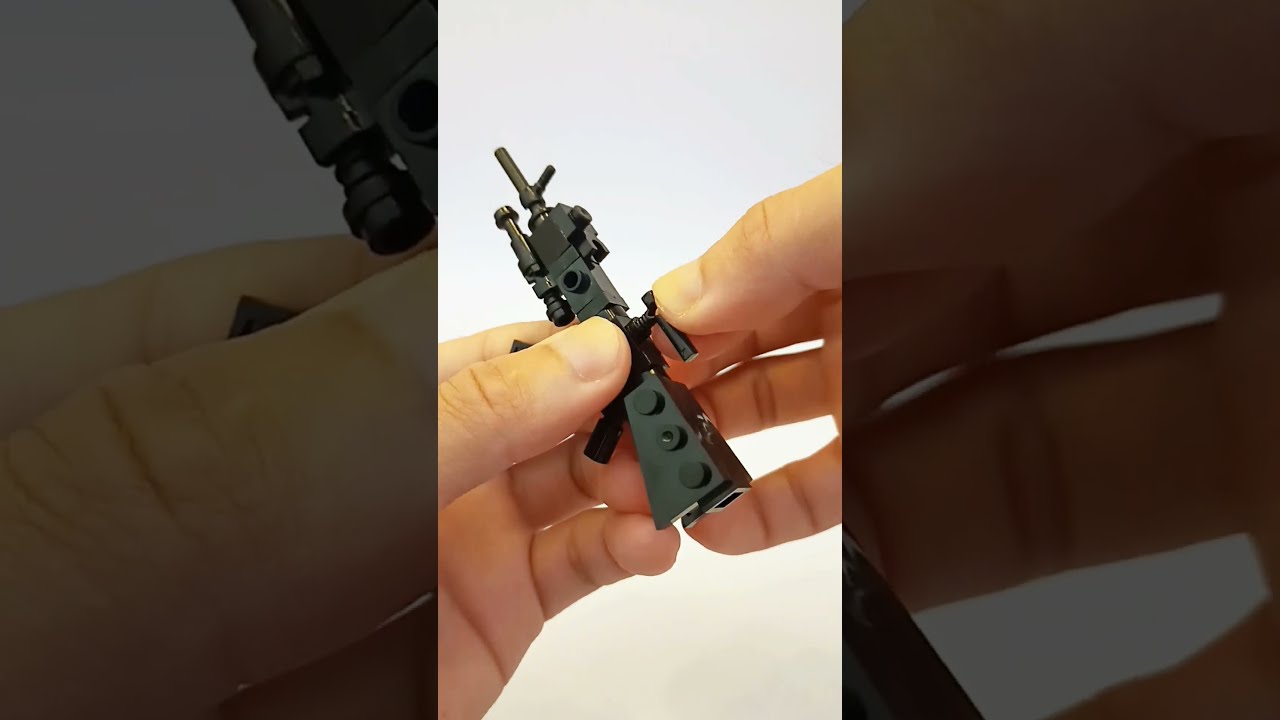 Mini Brick Gun M16A4 Assault Rifle - Offbrand Lego Build