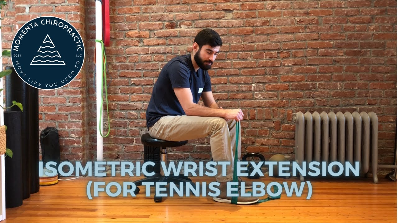 Isometric Wrist Extension for Tennis Elbow (Lateral Epicondylitis)