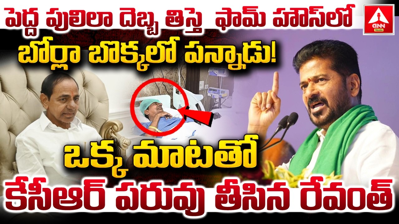 పెద్ద పులిలా దెబ్బ తిస్తె  ఫామ్ హౌస్ లో బోర్లా బొక్కలో పన్నాడు..! | CM Revanth Reddy Fires on KCR