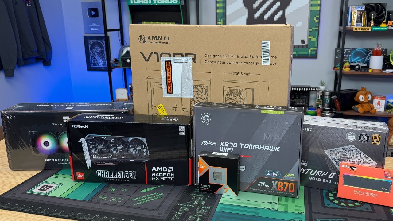 Ryzen 7 9850X3D + RX 9070 Gaming PC Build
