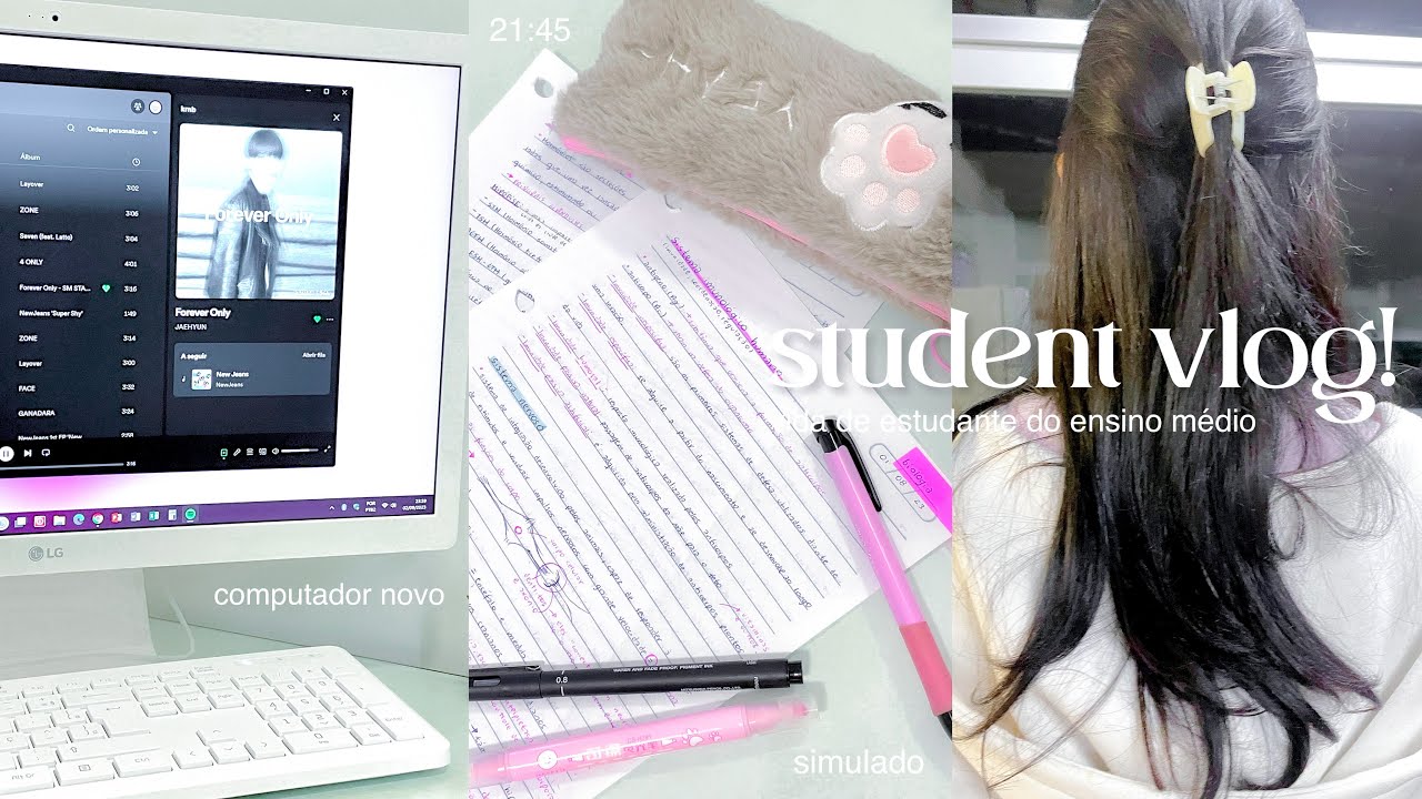 student vlog: rotina de uma estudante no ensino médio!