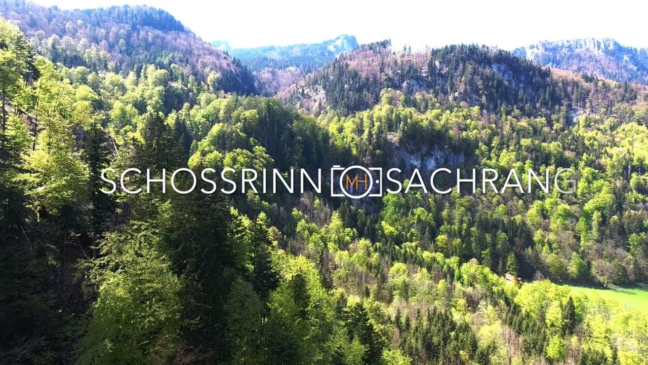 Schoßrinn Wasserfall Sachrang Bayern Aschau DJI Phantom 4 Osmo 4k