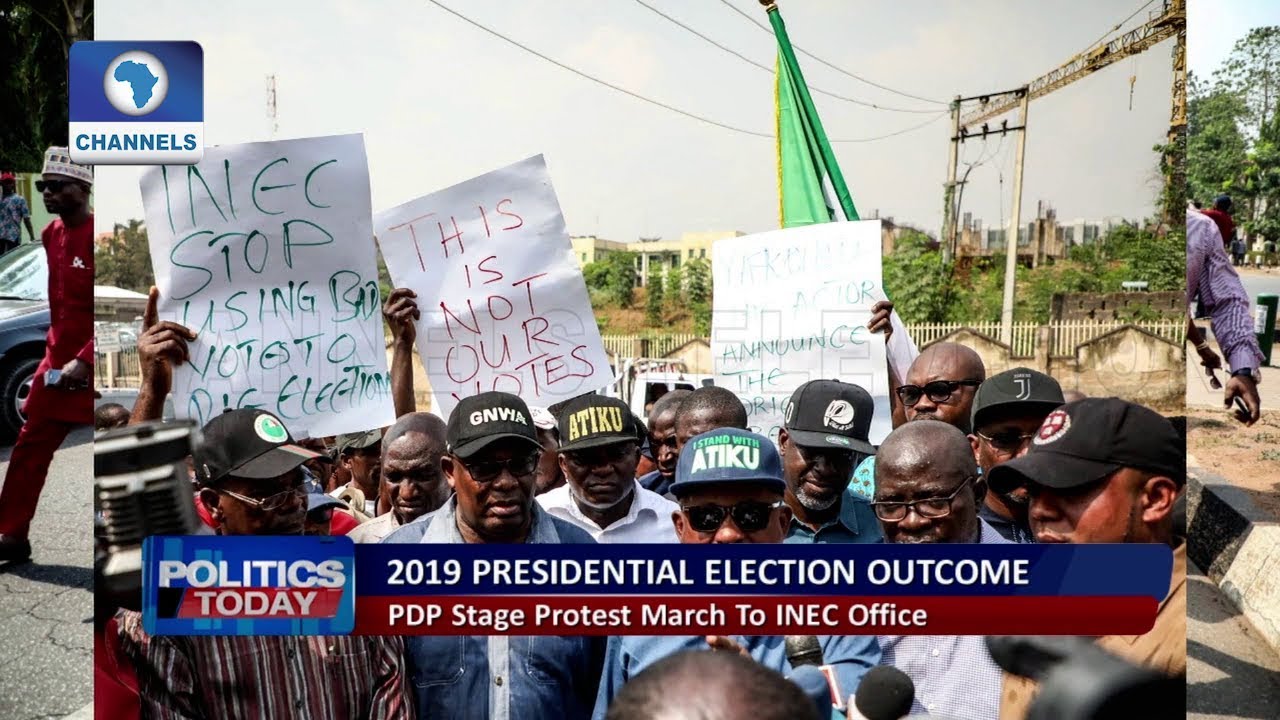 PDP Stage Protest March To INEC Office |Politics Today|