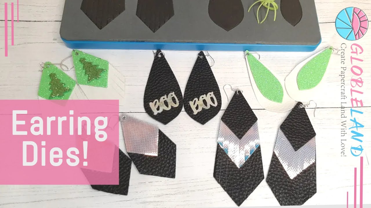 Faux Leather Earrings using Big Dies | Globleland