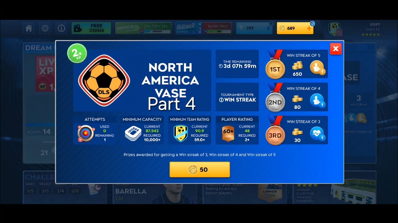 DLS 2026 | NORTH AMERICA VASE | Part 4 (3 Matches) 😂 Very Poor Connection