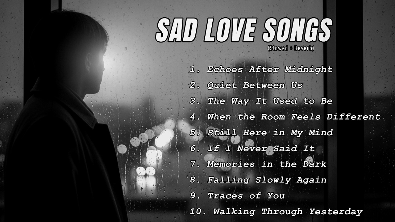 SAD Love Songs | Slowed Songs (slowed+reverb) |  Sad songs will make you cry