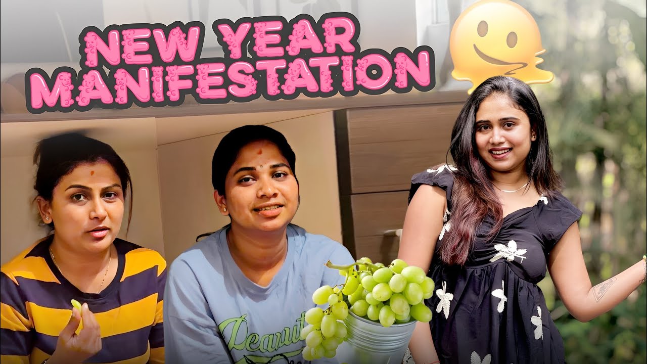 New year manifestation 🤍🙏||naveen nodi heng heltane 🤦‍♀️||racchunaveenvlogs2026