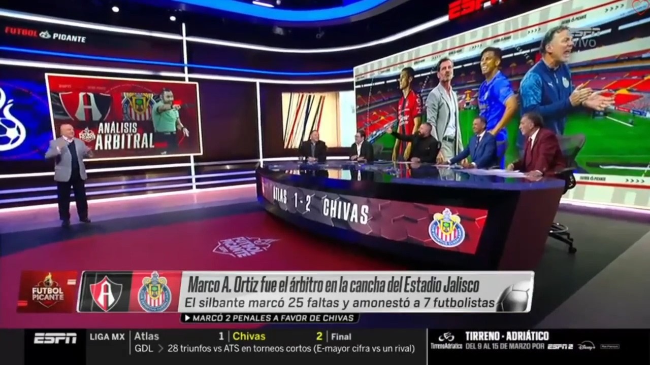 Futbol Picante🔥7 de mar🔥Marco A.Ortiz fue al árbitro en la cancha del Estadio Jalisco