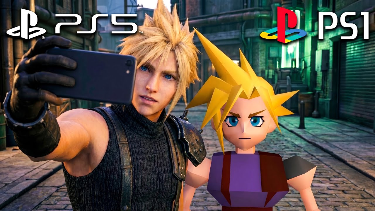 FF7 (1997) & Final Fantasy 7 Remake: Then vs Now (2026) | Latest Selfies (AI Reimagined)