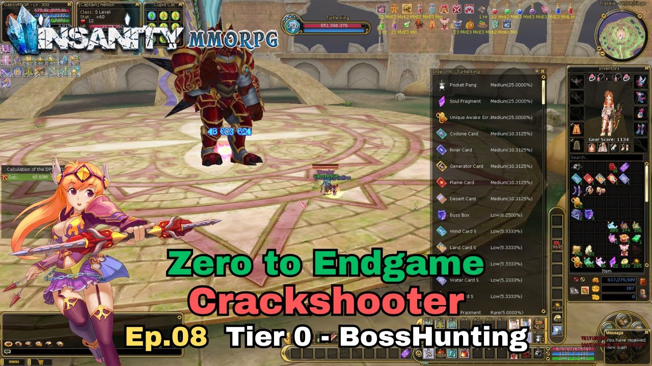Insanity FlyFF - ZTE Crackshooter Series Ep.8 - Tier 0 - BossHunting