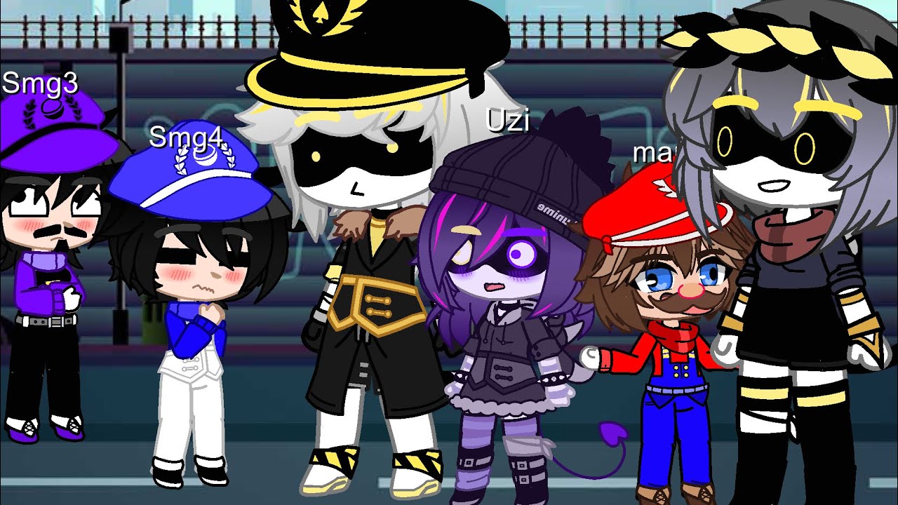 The Smg4 crew meet Murder drones characters 🧢💙