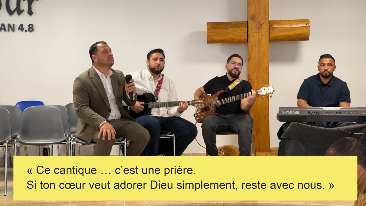 Je t’adore : cantique d’adoration simple et profond