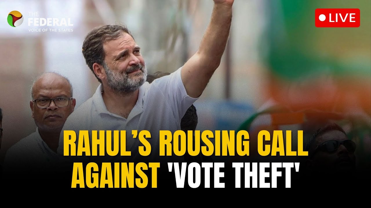 LIVE | Congress holds &lsquo;vote chori&rsquo; rally against SIR at Delhi's Ramlila Maidan | The Federal