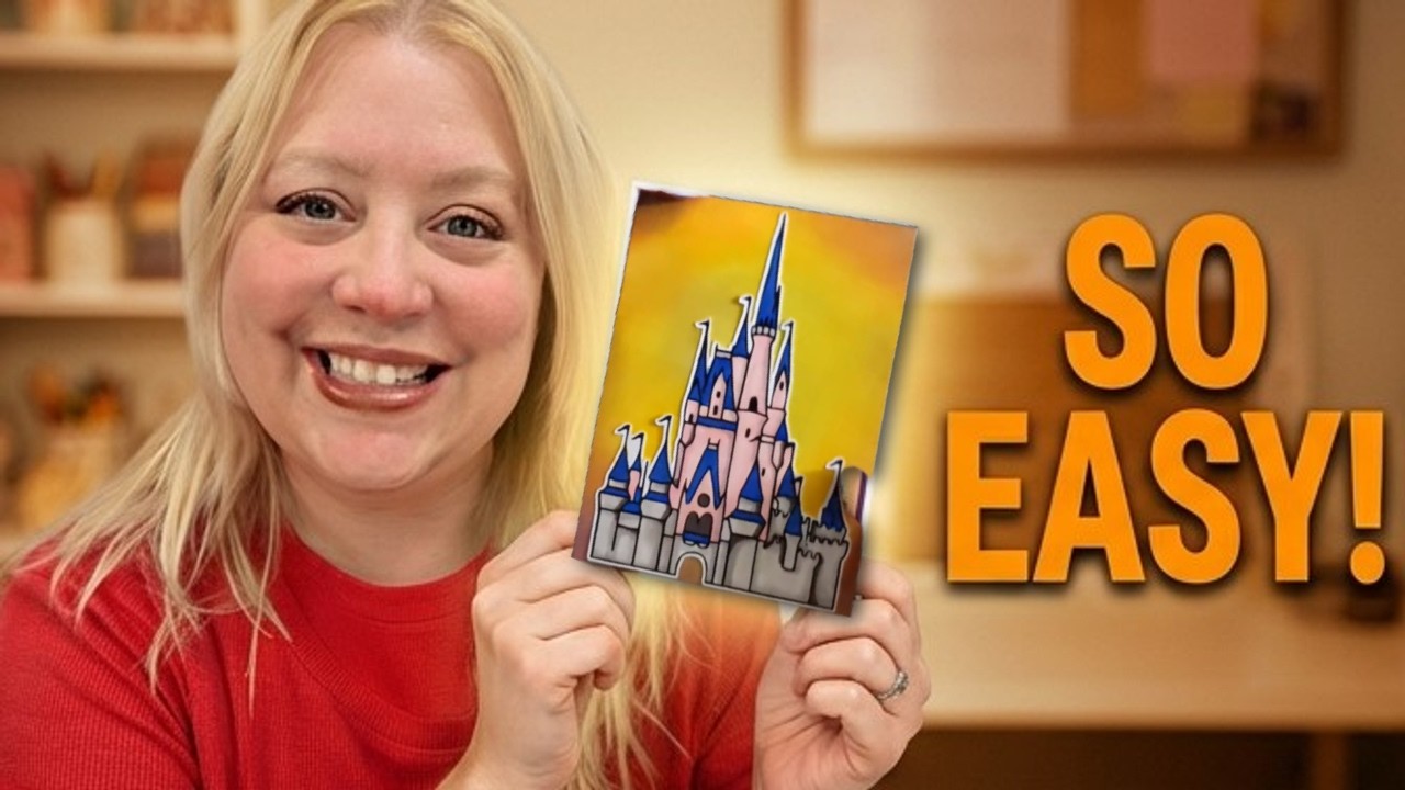 Handmade Card Making | Disney World 50th Anniversary Celebration Card