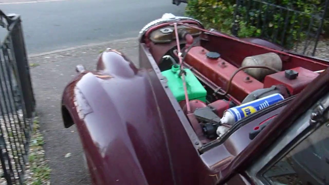 1951 daimler consort running for first time in  25 years