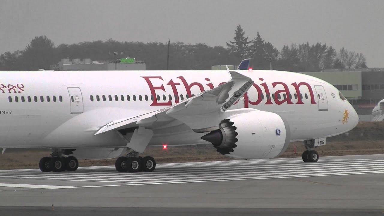 Ethiopian Airlines 787 Takeoff