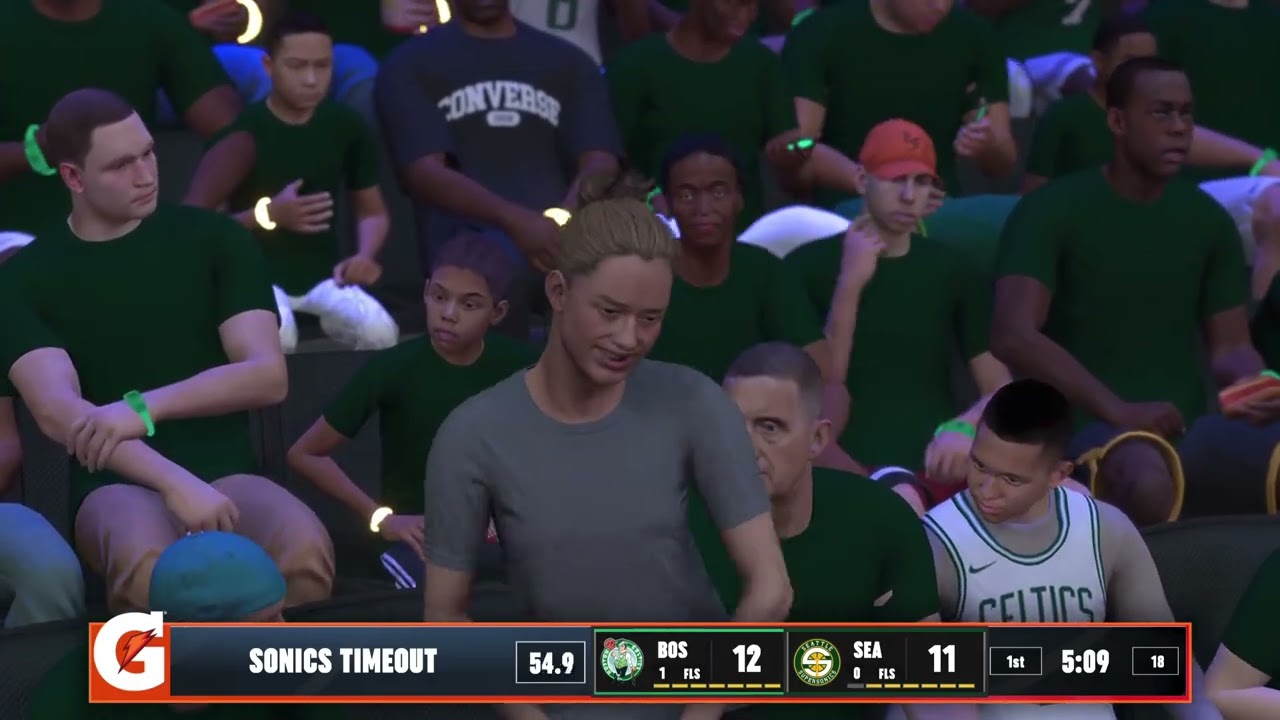 2044 NBA Finals Game 4: Celtics @ Supersonics 7:00pm