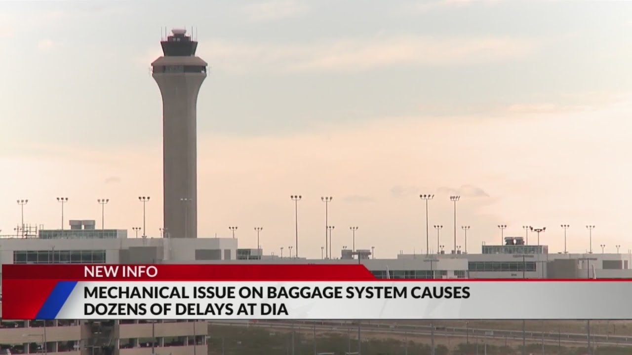 Mechanical issue caused problems at DIA