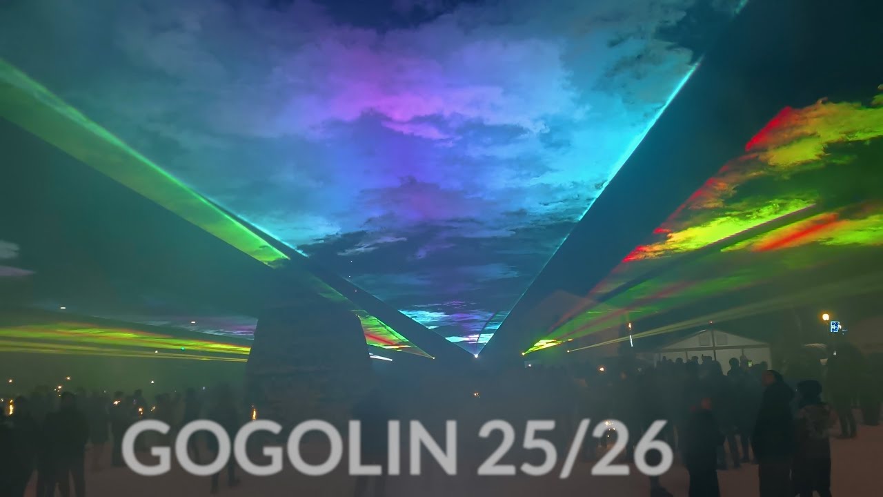 Pokaz laserów na sylwestra w Gogolinie 2026 | Przywitanie nowego roku na Placu Benedyktyńskim