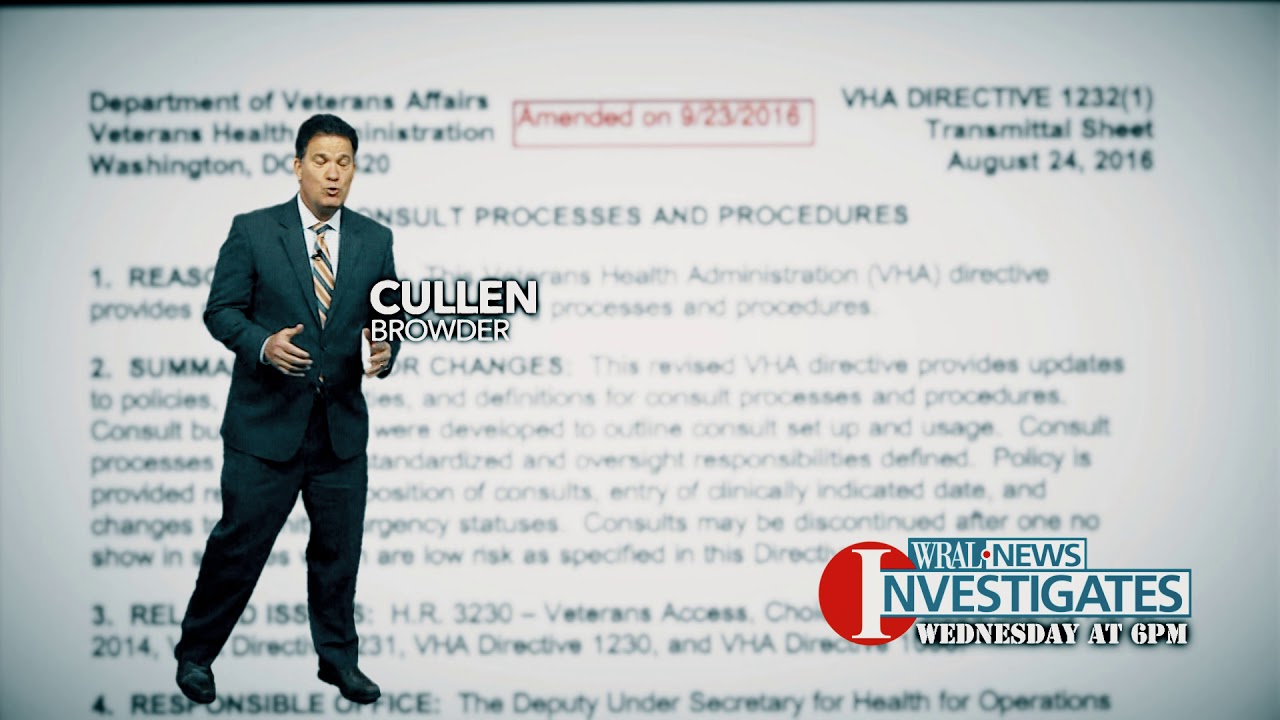 WRAL Investigates Local VA Wait Times 1