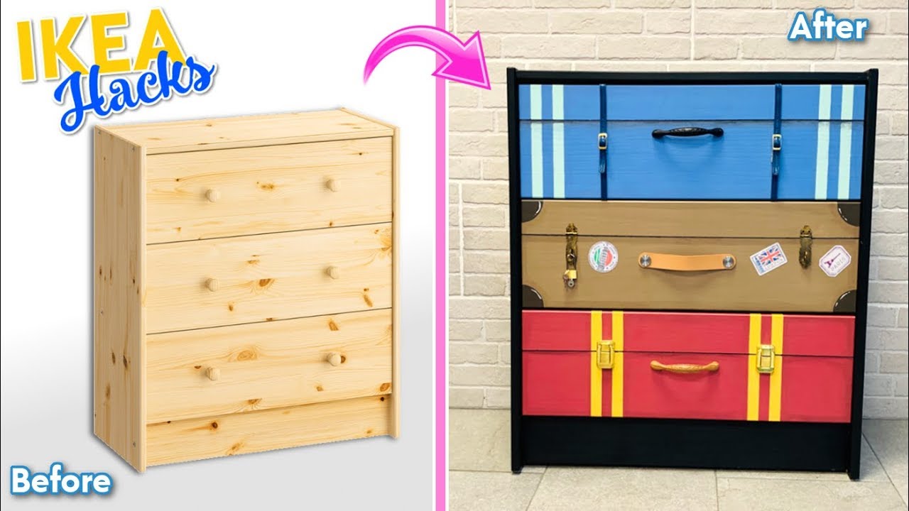 Extreme makeover for your furniture - Harry Potter  room decor DIY - Ikea Hacks