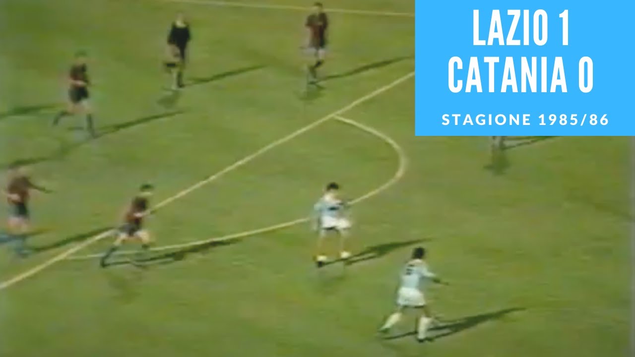 21 agosto 1985: Lazio Catania 1 0