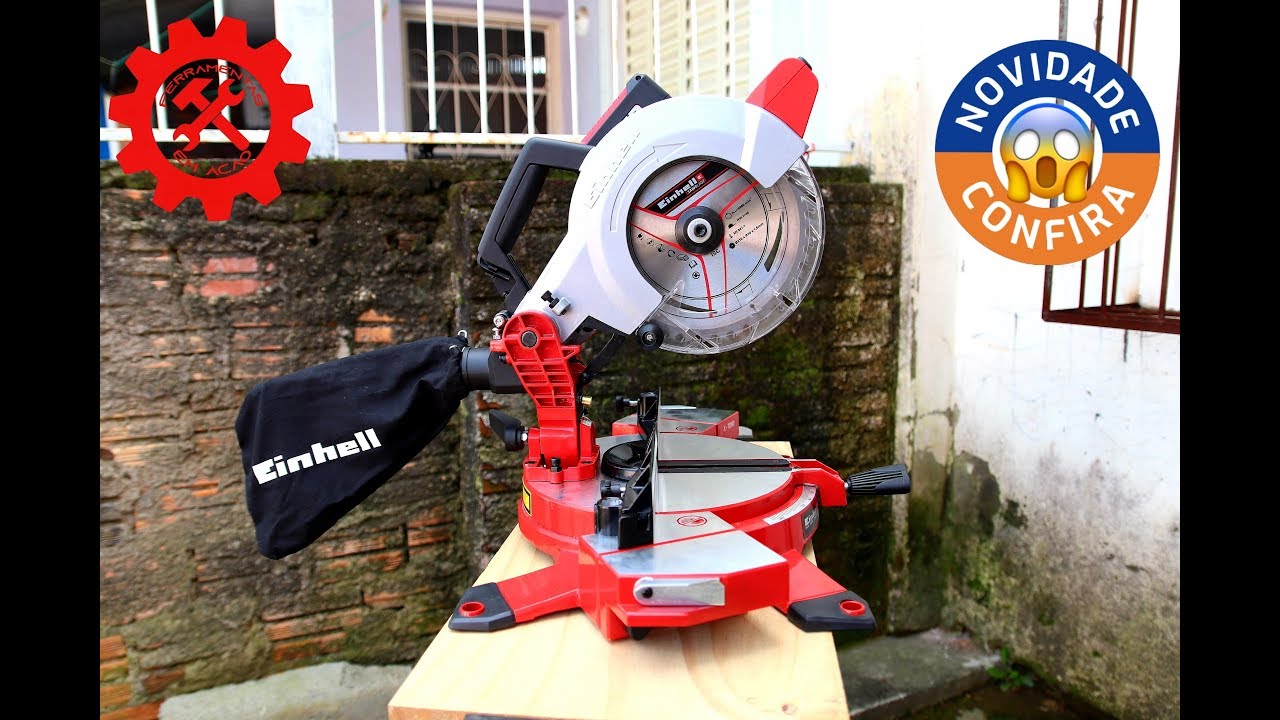 Sera Que Essa Ferramenta e Boa - Serra Esquadria/Meia Esquadria a Bateria 18v EINHELL