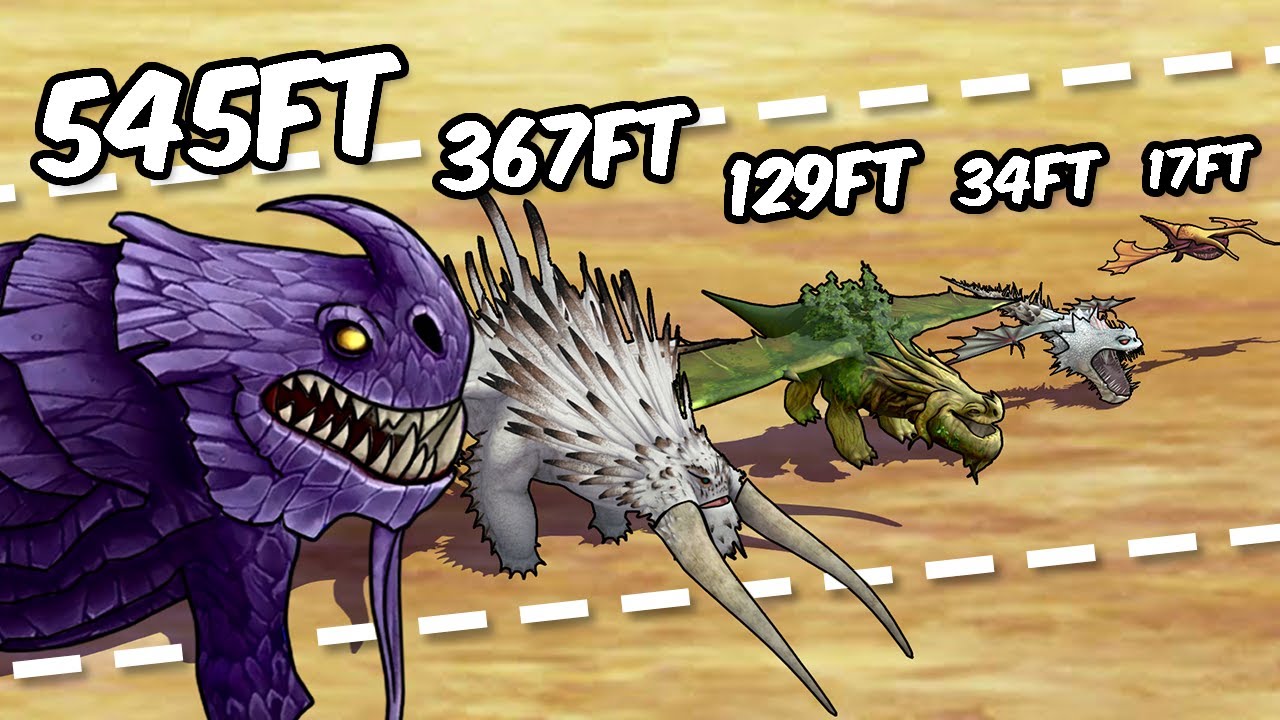 The 20 Biggest Dragons From How To Train Your Dragon
