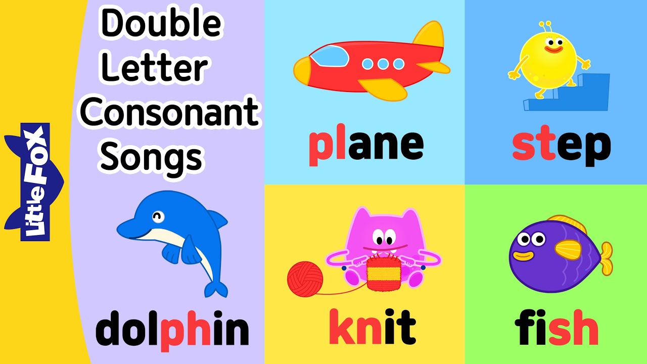 Phonics Songs | Double Letter Consonant | Blends & Digraphs | Little Fox